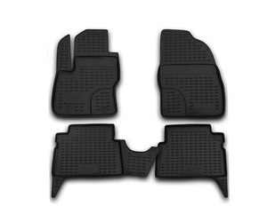 ΠΑΤΑΚΙΑ ΣΕ ΣΚΑΦΗ TPE ΛΑΣΤΙΧΟ ΓΙΑ FORD KUGA 5D 2008+   ΣΕ ΜΑΥΡΟ ΧΡΩΜΑ NOVLINE - 4 ΤΕΜ.