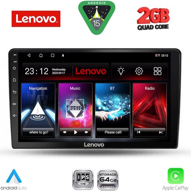 LENOVO LVD 2155_CPA (10inc) MULTIMEDIA TABLET for FORD FIESTA mod. 2018-2025