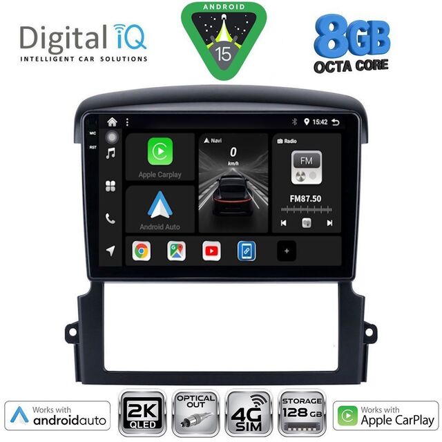 DIGITAL IQ BXK 20317_CPAA (9inc) MULTIMEDIA TABLET for KIA SORENTO mod. 2006-2009