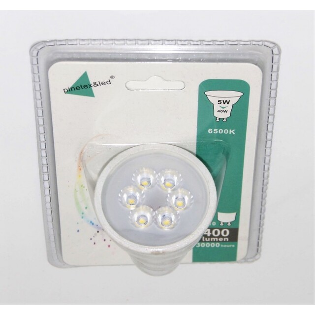 LED ΛΑΜΠΑ GU10 5W 400Lm 6500K LI-LA-6605