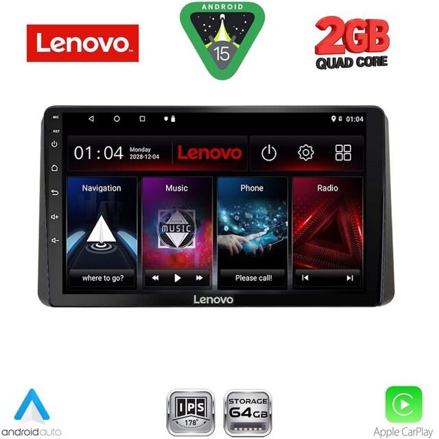 LENOVO LVD 2328_CPA (10inc) MULTIMEDIA TABLET for KIA SPORTAGE mod. 2021+