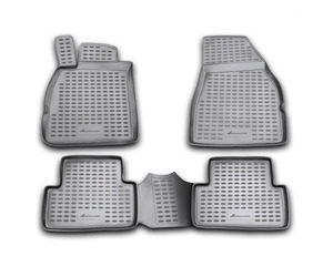 ΠΑΤΑΚΙΑ ΣΕ ΣΚΑΦΗ TPE ΛΑΣΤΙΧΟ ΓΙΑ RENAULT MEGANE II 10/2002-10/2008  ΣΕ ΜΑΥΡΟ ΧΡΩΜΑ NOVLINE - 4 ΤΕΜ.