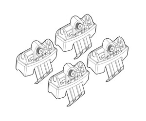 ΑΚΡΑ ΓΙΑ ΜΠΑΡΕΣ NORDRIVE ΓΙΑ NISSAN QASHQAI 02/14+ KIT