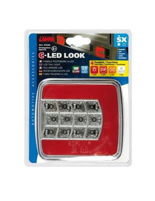 ΑΡΙΣΤΕΡΟ ΠΙΣΩ ΦΑΝΑΡΙ 12/24V C-LED LOOK (25 LED) - 1ΤΕΜ.