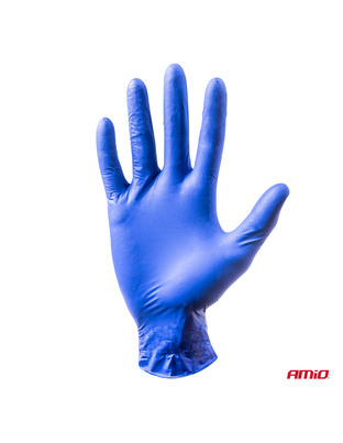 Amio - ΓΑΝΤΙΑ ΝΙΤΡΙΛΙΟΥ MERCATOR NITRYLEX BASIC ΣΕ ΜΠΛΕ ΧΡΩΜΑ X-LARGE (XL) - 100 ΤΕΜ. (MER02959/AM)