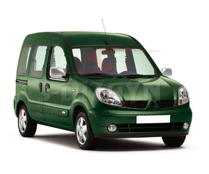 ΚΑΠΑΚΙΑ ΚΑΘΡΕΠΤΗ ΧΡΩΜΙΟΥ ΜΕΤΑΛΛΙΚΑ ΓΙΑ RENAULT KANGOO 1 04-07 Χρωμίου ABS