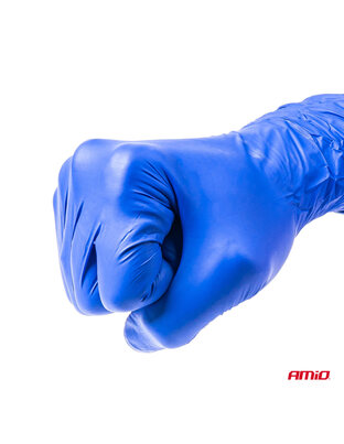 Amio - ΓΑΝΤΙΑ ΝΙΤΡΙΛΙΟΥ MERCATOR NITRYLEX BASIC ΣΕ ΜΠΛΕ ΧΡΩΜΑ X-LARGE (XL) - 100 ΤΕΜ. (MER02959/AM)