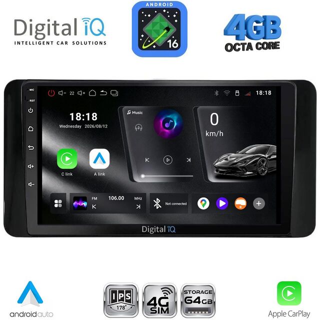 DIGITAL IQ RTG 6586_CPA (10inc) MULTIMEDIA TABLET for SKODA KAMIQ mod. 2018-2026