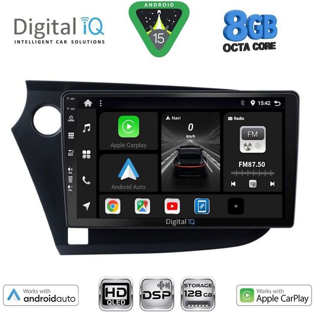 DIGITAL IQ BXF 7205_CPAA (9inc) MULTIMEDIA TABLET for HONDA INSIGHT mod. 2009-2014