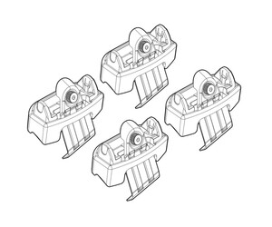 ΑΚΡΑ ΓΙΑ ΜΠΑΡΕΣ NORDRIVE ΓΙΑ FIAT FREEMONT 05/11+ KIT