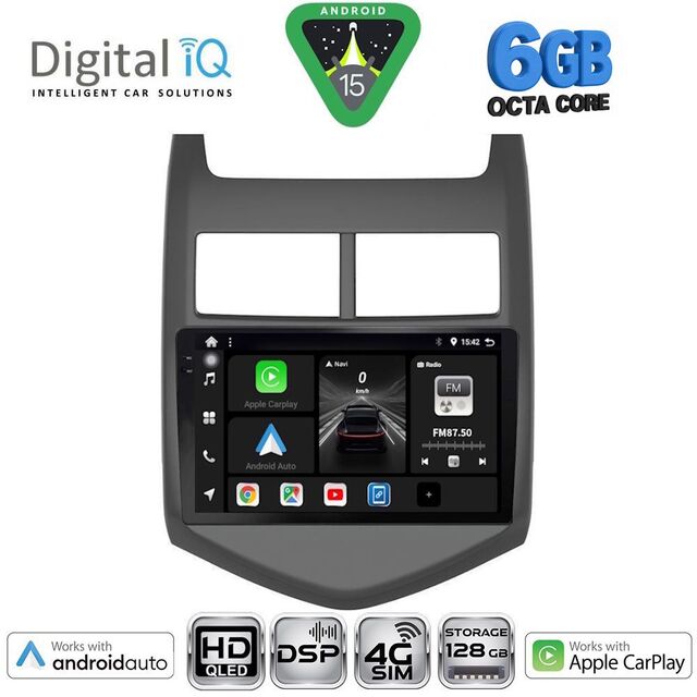 DIGITAL IQ BXF 17074A_CPAA (9inc) MULTIMEDIA TABLET for CHEVROLET AVEO mod. 2011-2014