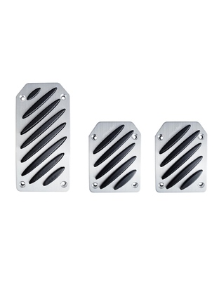 ΠΕΝΤΑΛ BLACK STRIPE ΑΛΟΥΜΙΝΙΟΥ ΧΡΩΜΙΟ/ΜΑΥΡΟ ΜΕ ΑΝΤΙΟΛΙΣΘΗΤΙΚΟ ΠΑΤΗΜΑ ΣΕΤ 3ΤΕΜ.