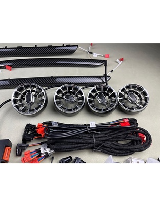 DIQ AMBIENT AUDI A3 (8V) DYN Dragon Scale Style (Digital iQ Dynamic Ambient Light Audi A3 mod. 2013-2021, 25 Lights with Airvent)