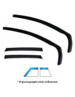 ΑΝΕΜΟΘΡΑΥΣΤΕΣ ΓΙΑ TOYOTA VERSO 5D 2009+ ΣΕΤ ΑΥΤΟΚΙΝΗΤΟΥ ΑΠΟ ΕΥΚΑΜΠΤΟ ΦΙΜΕ ΠΛΑΣΤΙΚΟ HEKO - 4 ΤΕΜ.