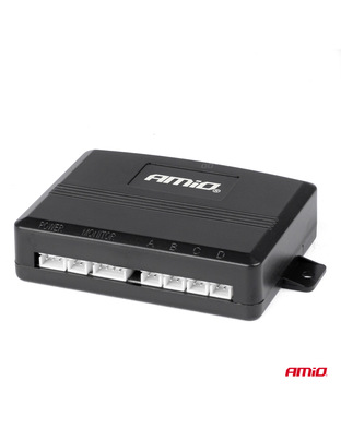 Amio - ΣΥΣΤΗΜΑ ΠΑΡΚΑΡΙΣΜΑΤΟΣ 9-15V ΣΕ ΠΛΑΙΣΙΟ ΠΙΝΑΚΙΔΑΣ ΜΕ ΚΑΜΕΡΑ ΟΠΙΣΘΟΠΟΡΕΙΑΣ ΜΕ 2 ΑΙΣΘΗΤΗΡΕΣ - 1 TEM. (03544/AM)