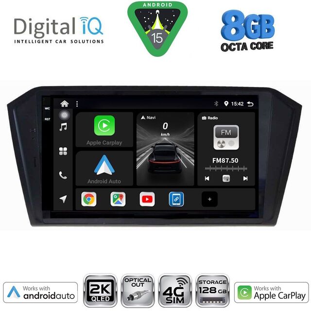 DIGITAL IQ BXK 20750_CPAA (10inc) MULTIMEDIA TABLET for VW PASSAT mod. 2016-2023