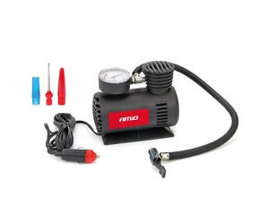 Amio - ΚΟΜΠΡΕΣΕΡ ΑΕΡΑ ΠΛΑΣΤΙΚΟ 12V 20BAR-300PSI (ΜΑΝΟΜΕΤΡΟ/ΦΙΣ/3 ΑΝΤΑΠΤΟΡΕΣ/ΚΑΛΩΔΙΟ 300cm) - 1 ΤΕΜ. (02189/AM)