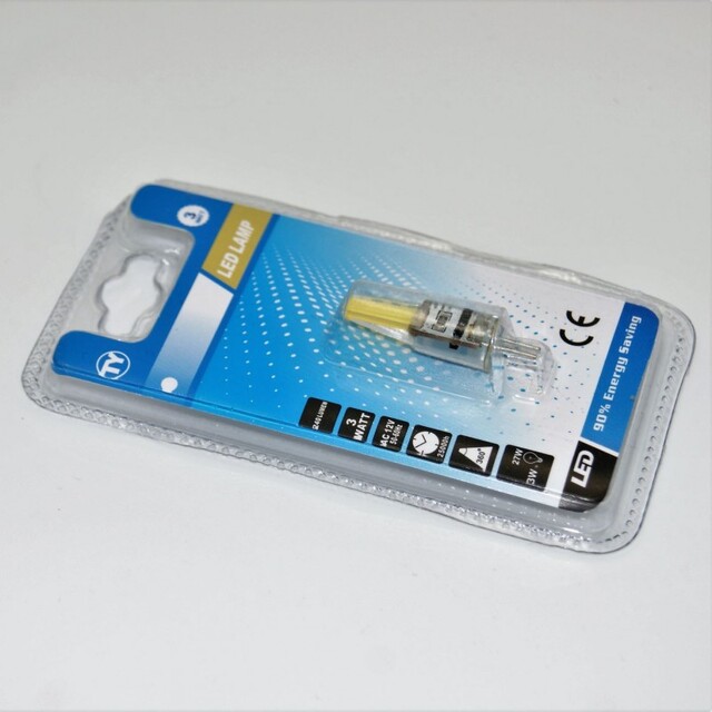 LED ΛΑΜΠΑ 12V/G4/3W/6000K 0193