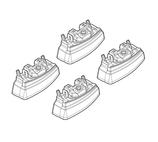 ΑΚΡΑ ΓΙΑ ΜΠΑΡΕΣ NORDRIVE ΓΙΑ MERCEDES C-KLAS 01/14+ KIT