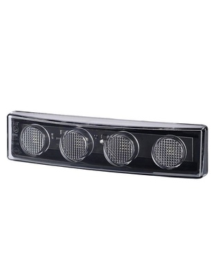 DRL HOR64 12/24V ΠΡΟΣΘΕΤΟ DAYTIME ΔΙΕΘΝΗ ΜΕ 4LED 0,5W 181x48mm ΜΑΥΡΟ 1ΤΕΜ