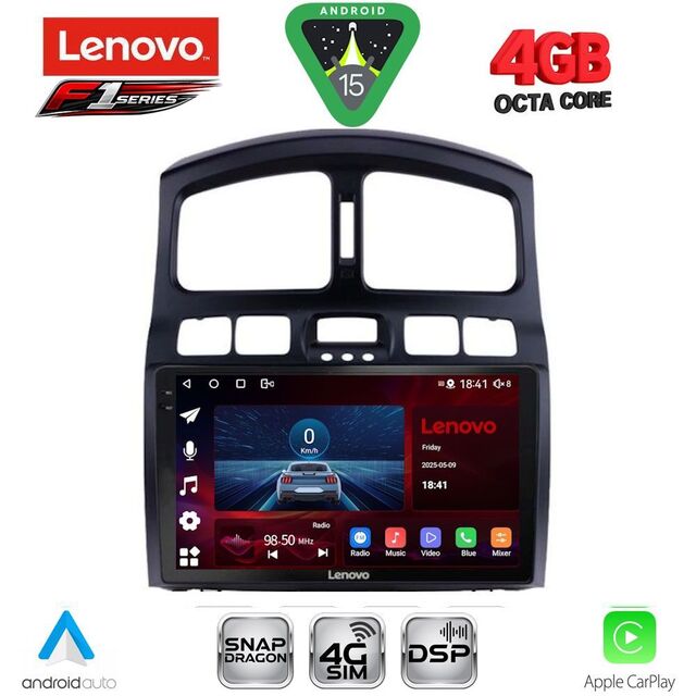 LENOVO SSQ 9236_CPA (9inc) MULTIMEDIA TABLET for HYUNDAI SANTA FE mod. 2003-2006