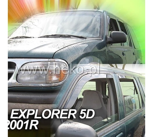 ΑΝΕΜΟΘΡΑΥΣΤΕΣ ΓΙΑ FORD EXPLORER 2 5D 1996-2001 ΖΕΥΓΑΡΙ ΑΠΟ ΕΥΚΑΜΠΤΟ ΦΙΜΕ ΠΛΑΣΤΙΚΟ HEKO - 2 ΤΕΜ.