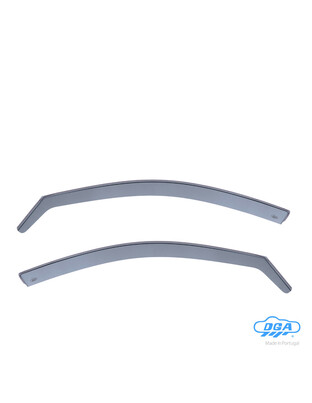 ΖΕΥΓΑΡΙ ΜΠΡΟΣΤΙΝΟΙ ΑΝΕΜΟΘΡΑΥΣΤΕΣ ΓΙΑ VW PASSAT 4D/5D 1997-2005 / SKODA SUPERB 4D 2002-2008 ΑΠΟ ΕΥΚΑΜΠΤΟ ΧΥΤΟ ΑΚΡΥΛΙΚΟ ΓΥΑΛΙ  (CAST ACRYLIC GLASS) DGA - 2 ΤΕΜ.