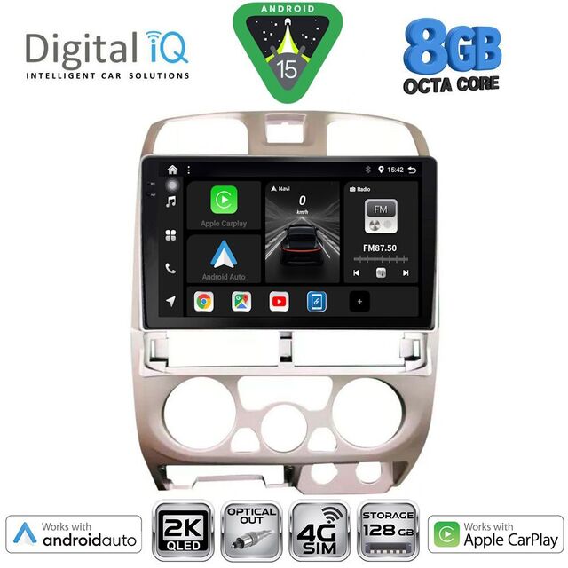 DIGITAL IQ BXK 20253SL_CPAA (9inc) MULTIMEDIA TABLET for ISUZU D-MAX mod. 2002-2008 (SILVER)
