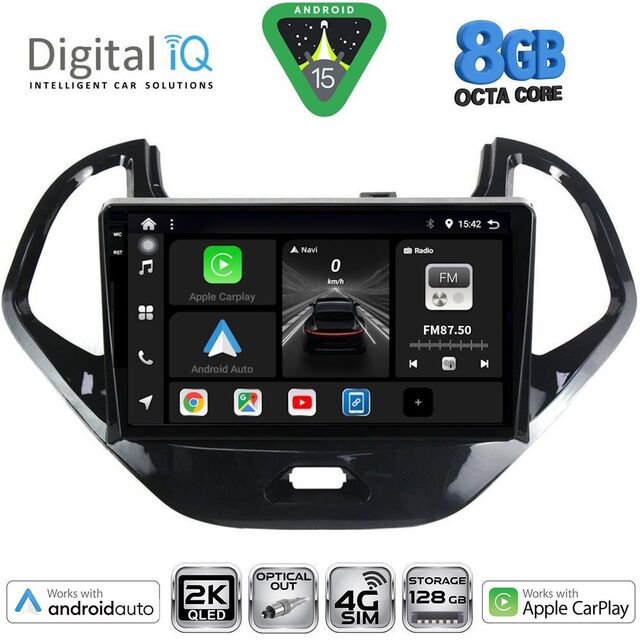 DIGITAL IQ BXK 20167SH_CPAA (9inc) MULTIMEDIA TABLET for FORD KA mod. 2017-2024