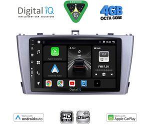 DIGITAL IQ BXF 16705SL_CPAA (9inc) MULTIMEDIA TABLET for TOYOTA AVENSIS (T27) mod. 2009-2015 (SILVER)