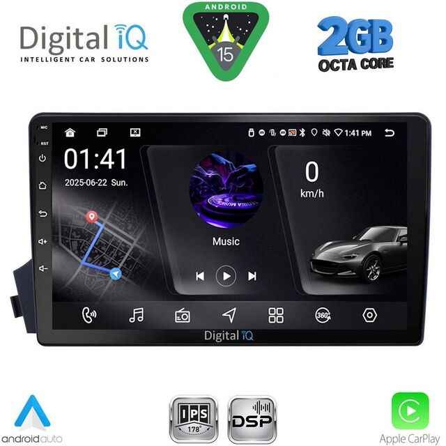 DIGITAL IQ RSF 4650_CPA (9inc) MULTIMEDIA TABLET for SSANGYONG ACTYON – KYRON mod. 2006-2015