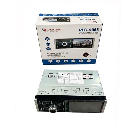 ΗΧΟΣΥΣΤΗΜΑ ΑΥΤΟΚΙΝΗΤΟΥ MP5 PLAYER ΜΕ ΟΘΟΝΗ ΑΦΗΣ 4.1" TFT RLG-4066