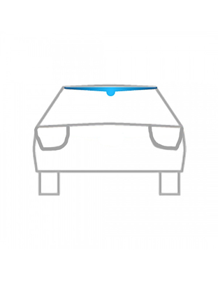ΑΝΕΜΟΘΡΑΥΣΤΗΣ ΠΙΣΩ ΠΑΡΜΠΡΙΖ ΓΙΑ FIAT PANDA 5D 09/2003+