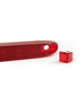 ΦΩΣ ΟΓΚΟΥ 4LED ΚΟΚΚΙΝΟ 12/24V 96mm ΑΔΙΑΒΡΟΧΟ 1ΤΕΜ.