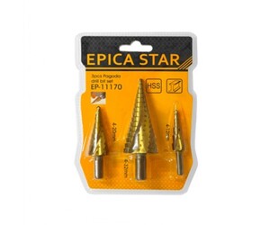 EPICA STAR ΣΕΤ ΚΩΝΙΚΑ ΤΡΥΠΑΝΙΑ ΔΙΑΒΑΘΜΙΣΜΕΝΗΣ ΚΟΠΗΣ EP-11170