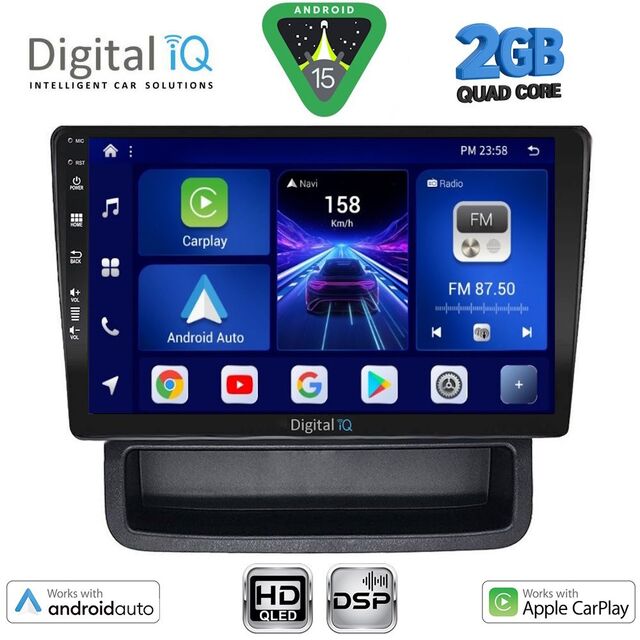 DIGITAL IQ BXC 3558B_CPAA (10inc) MULTIMEDIA TABLET for OPEL VIVARO – RENAULT TRAFIC - NISSAN PRIMASTAR mod. 2004-2015