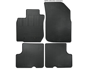 Cik - ΠΑΤΑΚΙΑ ΑΥΤΟΚΙΝΗΤΟΥ ΑΠΟ ΛΑΣΤΙΧΟ ΓΙΑ DACIA DUSTER 4X4 2010-2018 ΣΕ ΜΑΥΡΟ ΧΡΩΜΑ ΜΕ ΚΟΥΜΠΩΜΑΤΑ - 4 ΤΕΜ. (RM.DAC.0005/CK)