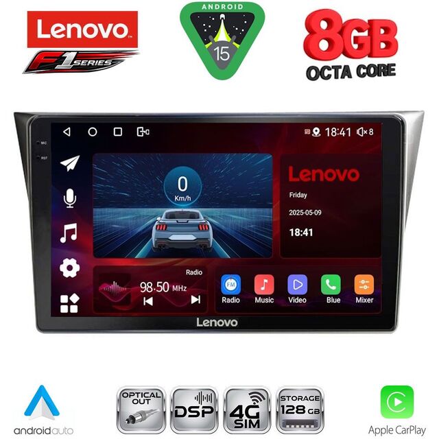 LENOVO SSR 10659_CPA (9inc) MULTIMEDIA TABLET for SUBARU IMPREZA mod. 2002-2008