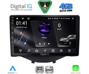 DIGITAL IQ RSG 6715_CPA CLIMA-A/C (9inc) MULTIMEDIA TABLET for CITROEN C1 - PEUGEOT 108 - TOYOTA AYGO mod. 2014-2022