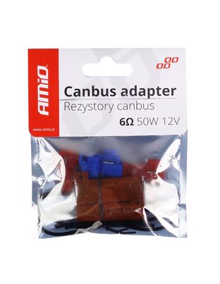 Amio - ΑΝΤΙΣΤΑΣΗ /CANCELLER/CAN-BUS 50W/6ohm 12V - 2 ΤΕΜ. (02452/AM)