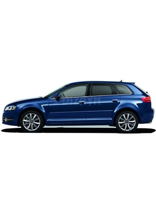 TRIM ΠΑΡΑΘΥΡΩΝ ΑΝΟΞΕΙΔΩΤΟ ΑΤΣΑΛΙ ΧΡΩΜΙΟ S-DIZAYN ΓΙΑ AUDI A3 8P 5D HB 04-12 - 6 TEM.