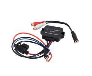 Bluetooth Audio Streamer AUX/RCA/3.5mm input, negative ground, remote signal Auto-Connect 720BTRA