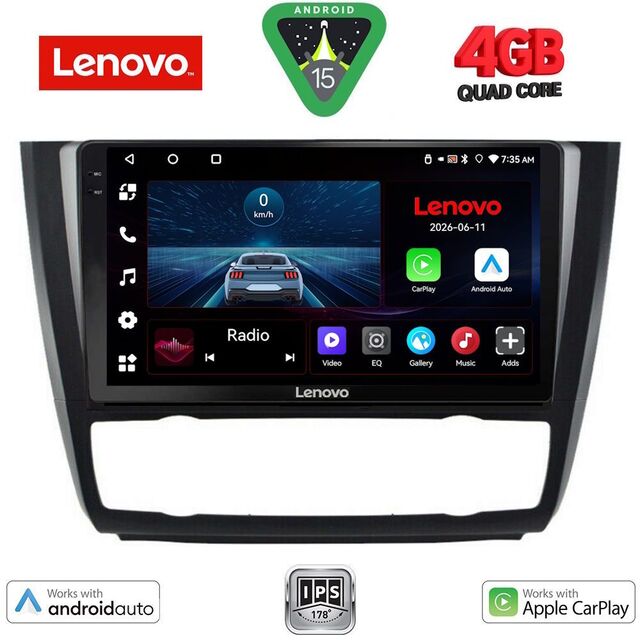 LENOVO LVE 8040_CPAA CLIMA (9inc) MULTIMEDIA TABLET for BMW S.1  E81-82-87-88 mod. 2004-2013