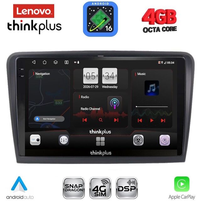 LENOVO LTG 7604B_CPA (10inc) MULTIMEDIA TABLET for SKODA SUPERB mod. 2008-2015