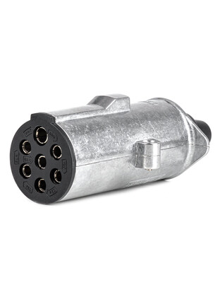 Amio – Πρίζα Κοτσαδόρου 24V 7PIN Type N Αλουμινίου Heavy Duty για Ασφαλή Σύνδεση & Καθημερινή Χρήση – 1 Τεμ. (04790/AM)