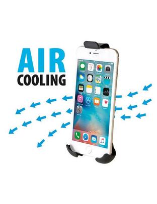 Αερόψυκτη Θήκη Κινητού Air Flow της σειράς Optiline Universal Εφαρμογής για κινητά με μέγιστο ύψος από 125 mm έως 180 mm, συμβατή με Βάσεις Στήριξης Κινητού Optiline για Μηχανή με σύστημα Duolock