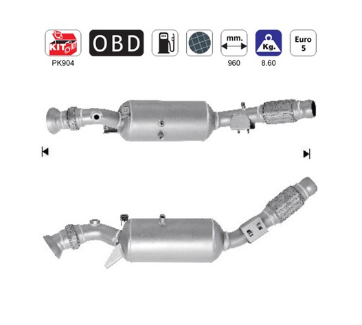 ΦΙΛΤΡΟ DPF ΣΙΛΙΚΟΝΟΥΧΟ ΚΑΡΒΙΔΙΟ SIC MERCEDES SPRINTER 213/216/313/316/413/416/513/516 2.1TD 2009-2015