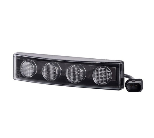DRL HOR64 12/24V ΠΡΟΣΘΕΤΟ DAYTIME ΔΙΕΘΝΗ ΜΕ 4LED 0,5W 181x48mm ΜΑΥΡΟ ΜΕ ΦΙΣ 1ΤΕΜ