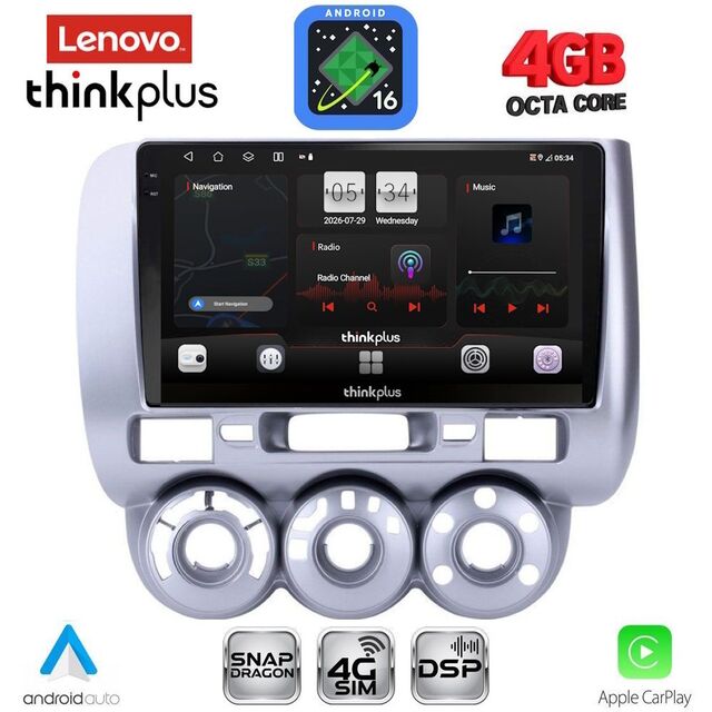 LENOVO LTG 7210_CPA A/C (9inc) MULTIMEDIA TABLET for HONDA JAZZ mod. 2002-2008