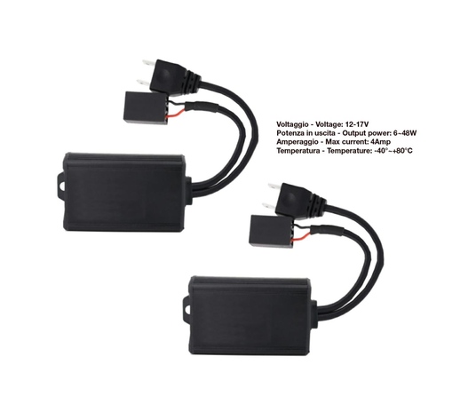 ΑΝΤΙΣΤΑΣΗ CAN-BUS ΓΙΑ LED ΚΙΤ H7  12V (ΑΝΤΙΣΤΑΣΗ-ΨΕΥΤΗΣ-CANCELLER) SIMONI RACING - 2 TEM.